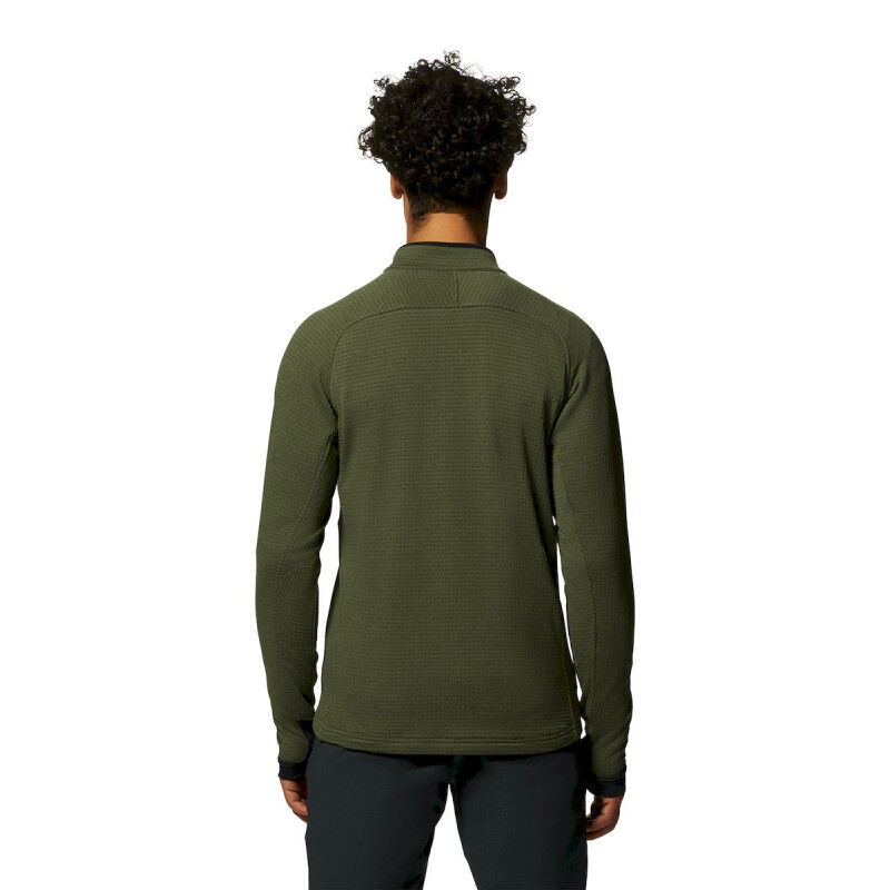 Mountain Hardwear Power Grid Half Zip Jacket - Windjack - Heren | Hardloop