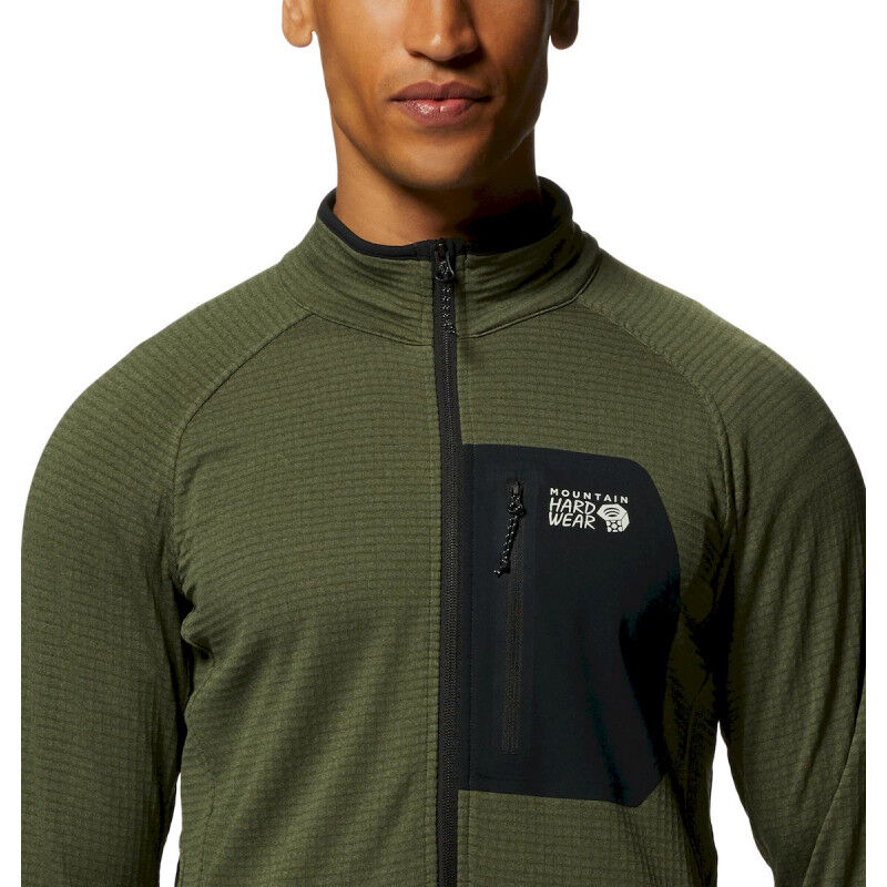 Mountain Hardwear Power Grid Half Zip Jacket - Pánská větrovka | Hardloop