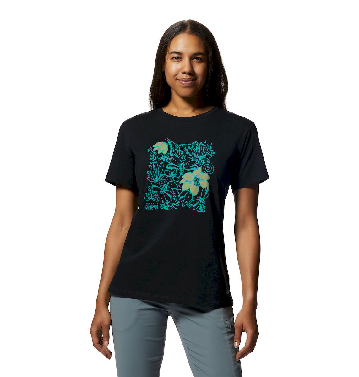 Mountain Hardwear MHW Floral Graphic Short Sleeve - T-shirt - Dam | Hardloop