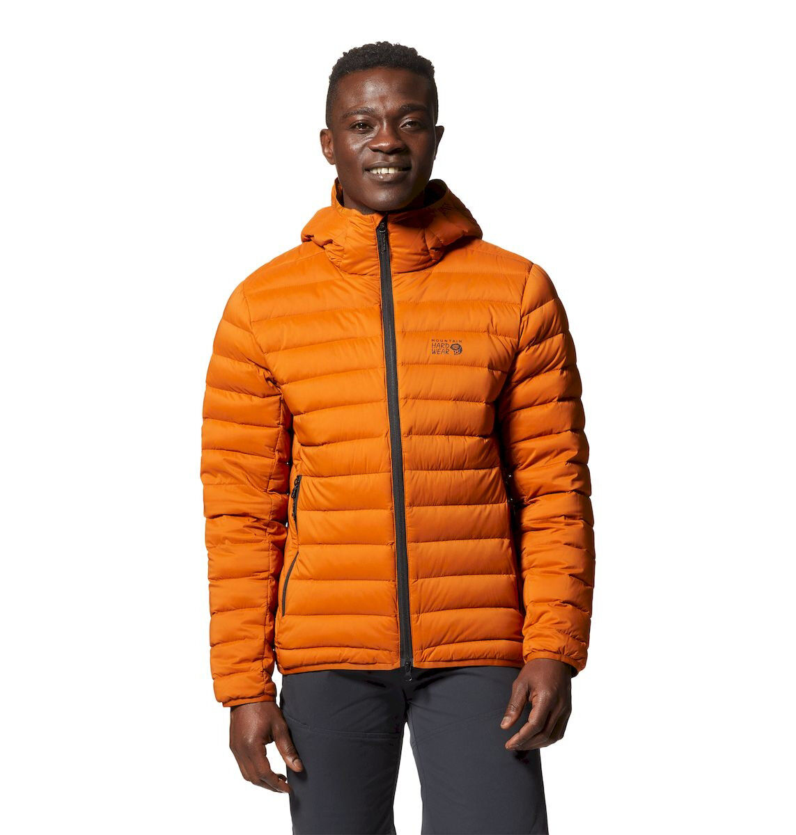 Orange down outlet jacket men's