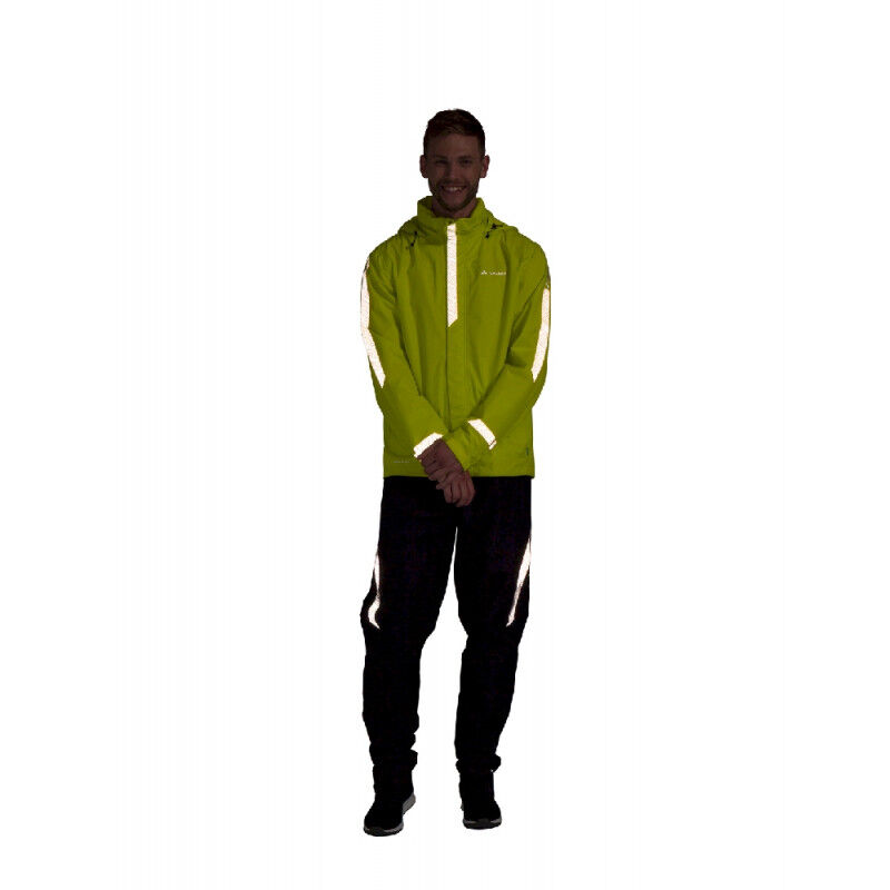 Vaude Luminum Pants II - Fietsregenbroek - Heren | Hardloop