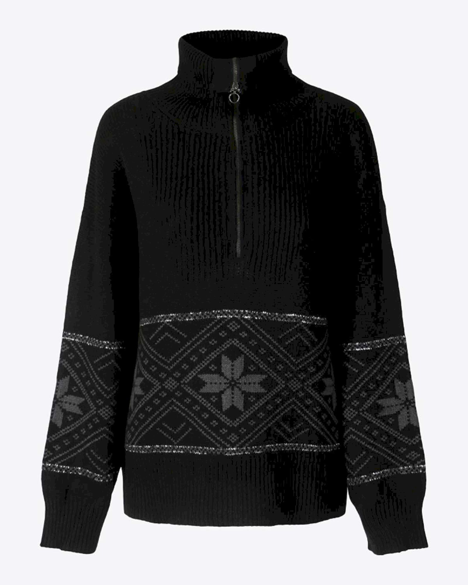 We Norwegians Snowflake Zip Up - Pullover in lana merino - Donna | Hardloop