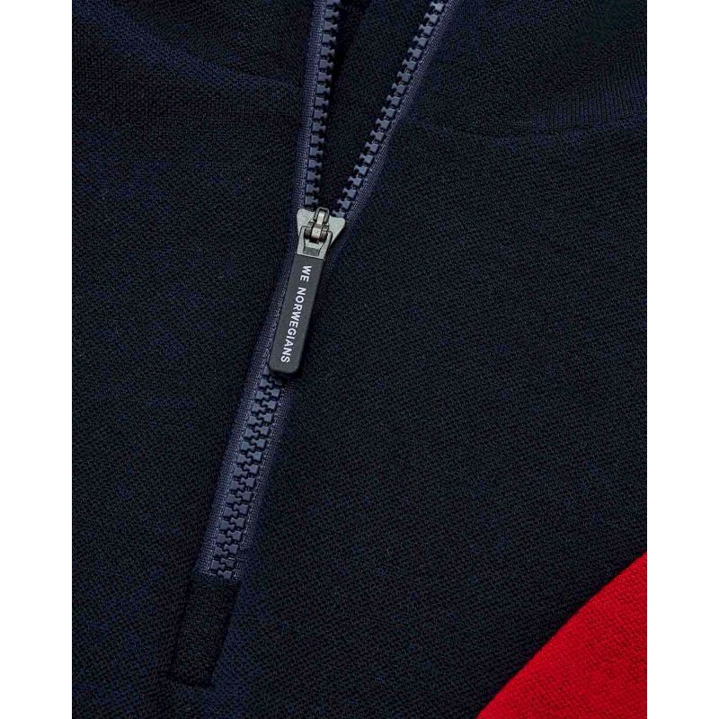 We Norwegians Voss Chevron Zip Up - Merinopullover - Damen | Hardloop