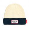 Creme / Bleu Fonce