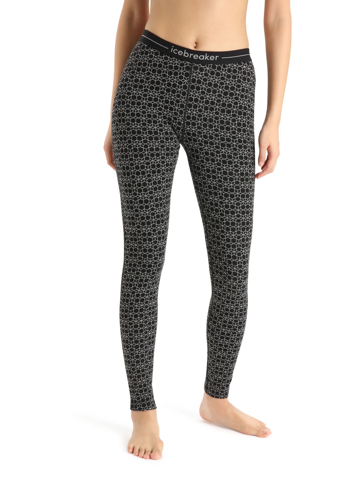 Icebreaker 250 Vertex Leggings Alpine Geo - Merino base layer - Women's | Hardloop