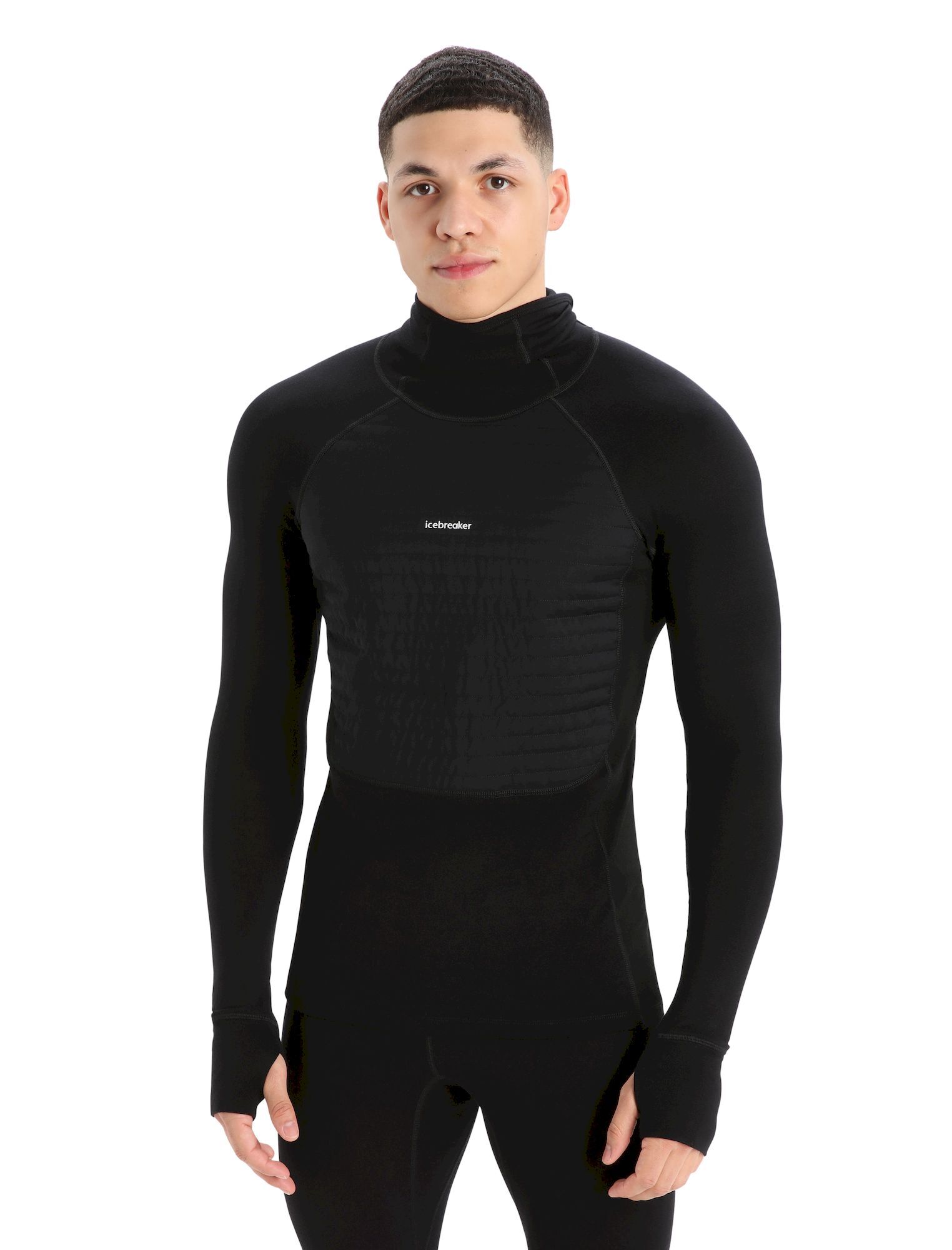 Icebreaker ZoneKnit Insulated LS Hoodie - Merino base layer - Men's | Hardloop