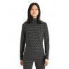 Icebreaker 250 Vertex LS Half Zip Alpine Geo - Merino base layer - Women's | Hardloop