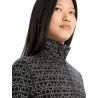 Icebreaker 250 Vertex LS Half Zip Alpine Geo - Merino base layer - Women's | Hardloop