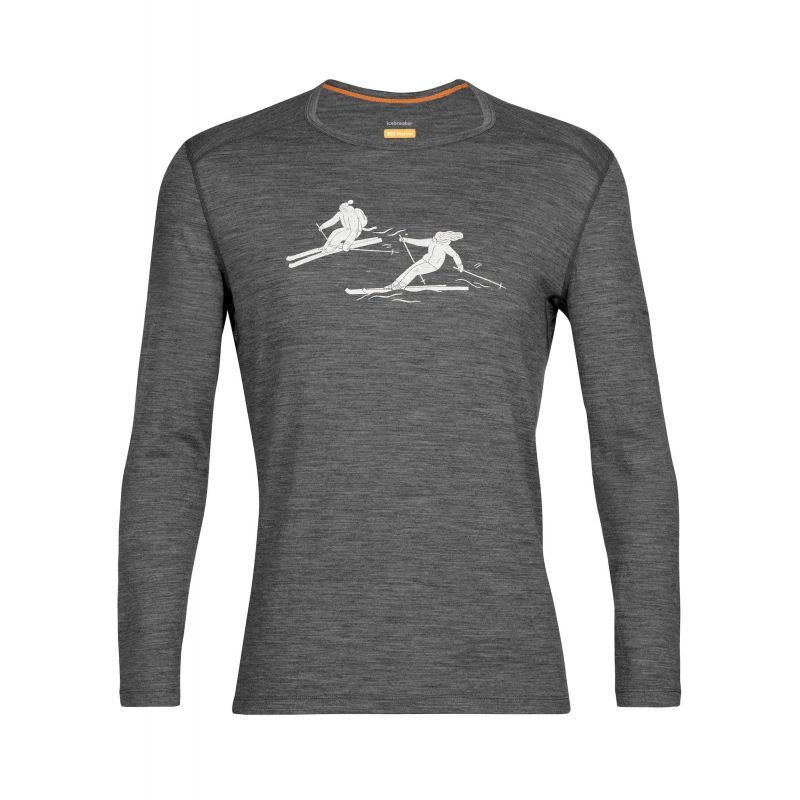 Icebreaker 200 Oasis LS Crewe Last Run - Merino base layer - Men's | Hardloop
