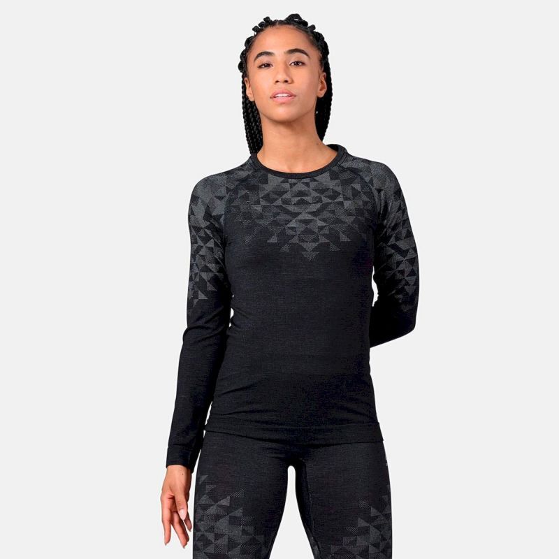 Odlo Kinship Performance Wool Warm L S Intimo Donna Hardloop