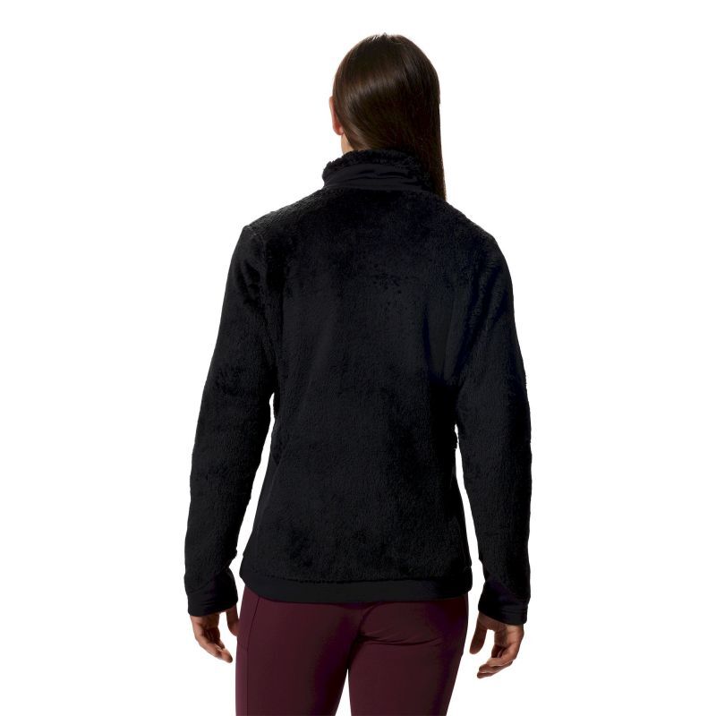 Veste Polaire Mountain Hardwear Noire - Taille L Femme - Zippée, Poches, Pour Randonnée Et Voyage