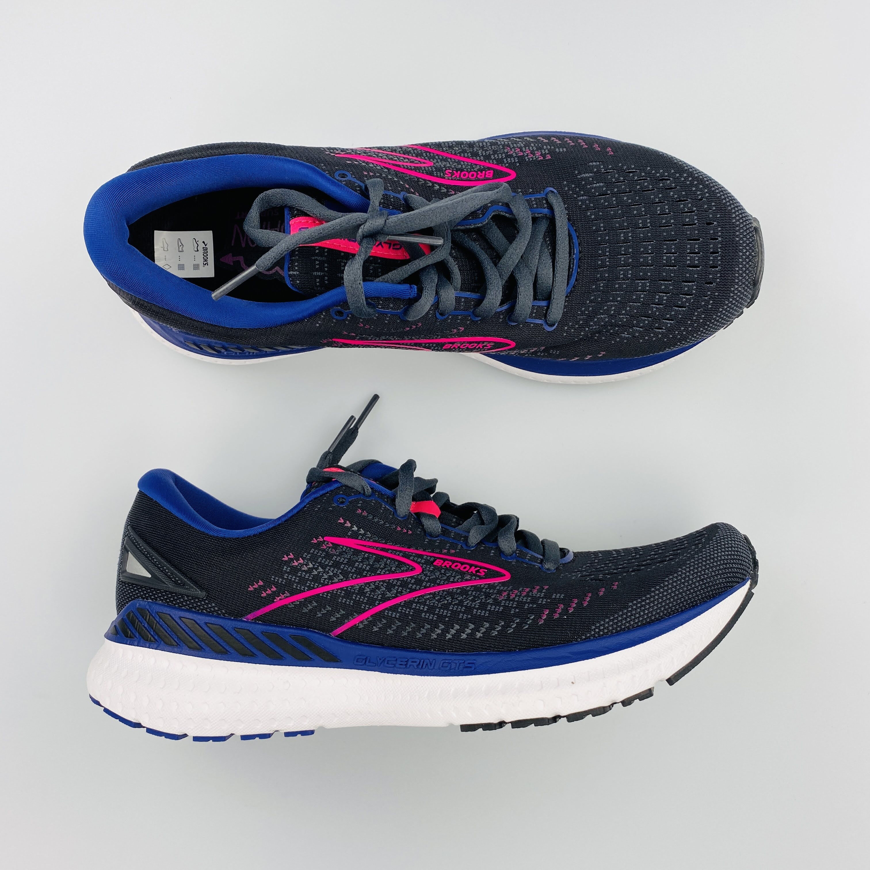 Brooks Glycerin GTS 19 Seconde main Chaussures running femme Noir