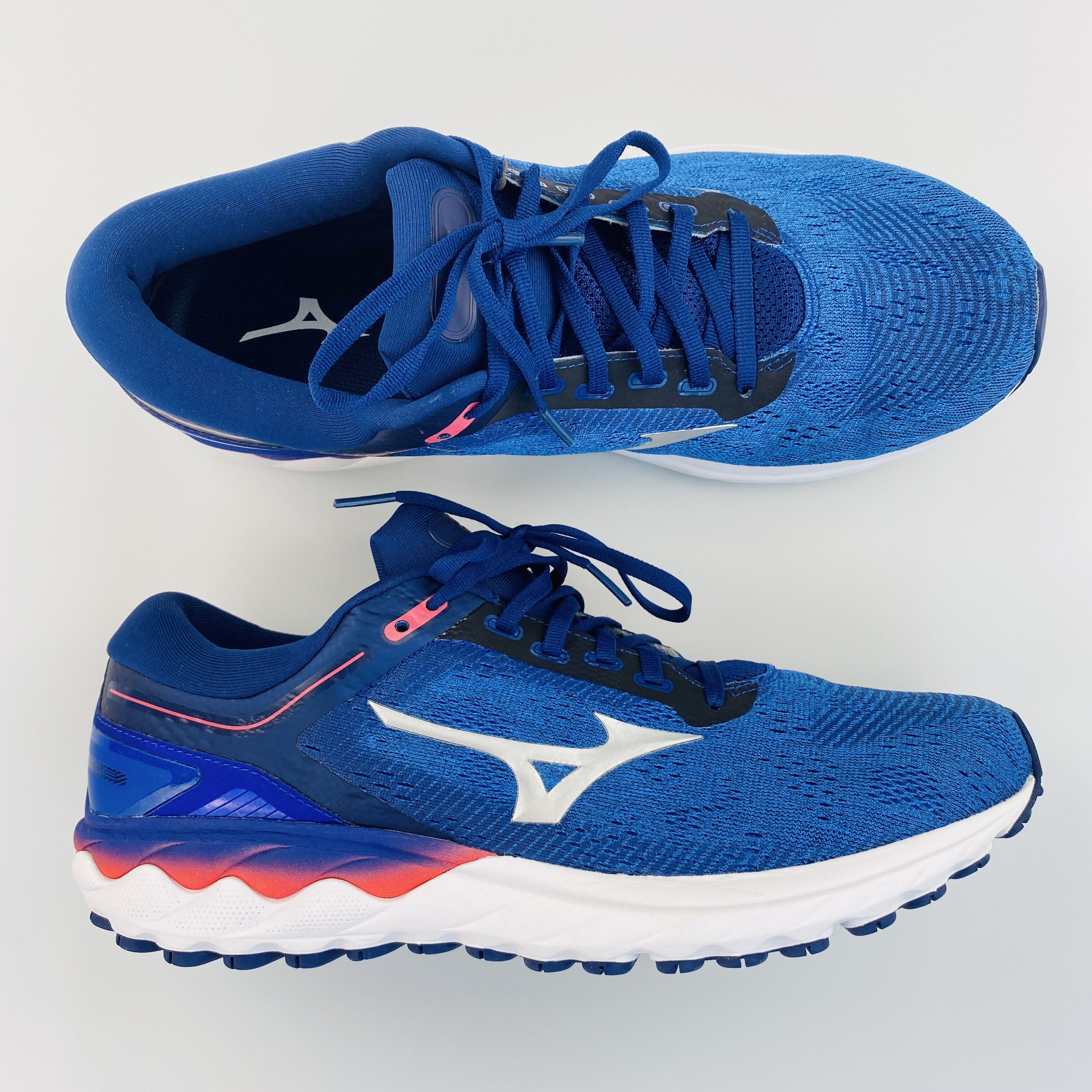 Mizuno Wave Skyrise 2 - Seconde main Chaussures running homme - Bleu - 45 | Hardloop
