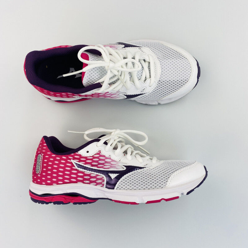 Schurend werkplaats St Mizuno Wave Rider 18 Jr - Second Hand Running shoes - Women's - Pink - 38.5  | Hardloop