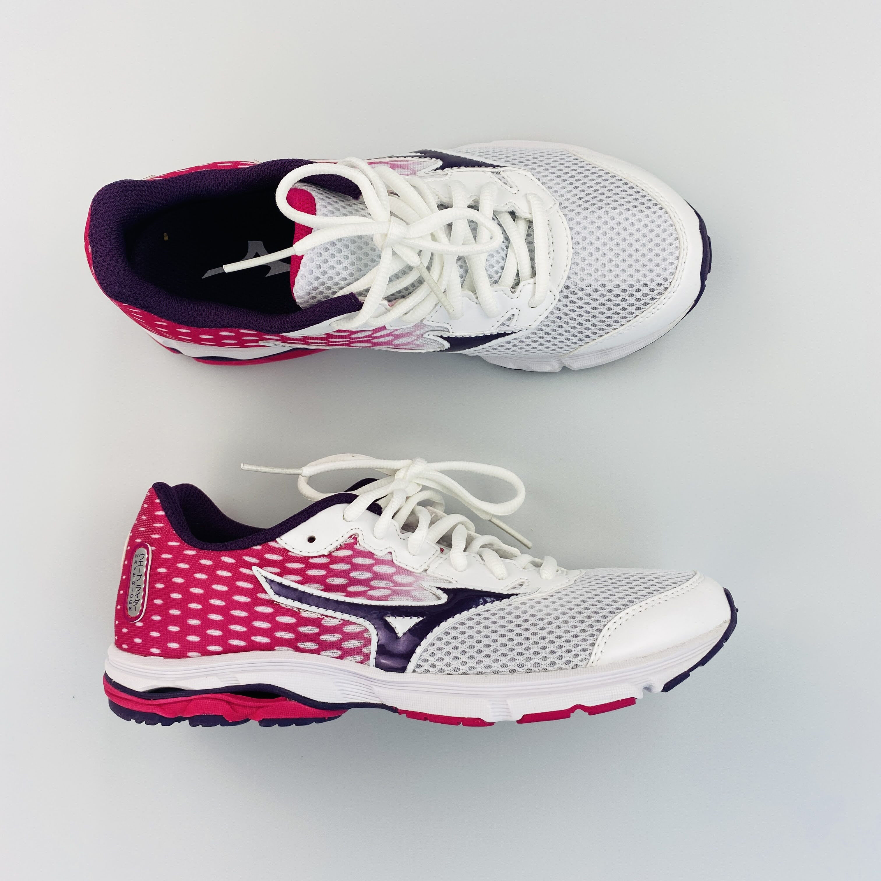 Zapatillas de running mujer mizuno Wave Rider 27 rosa azul