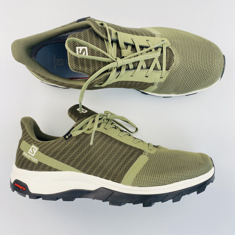 Salomon Outbound Prism GTX - Second Hand Walking shoes - Men's - Green - 46 | Hardloop