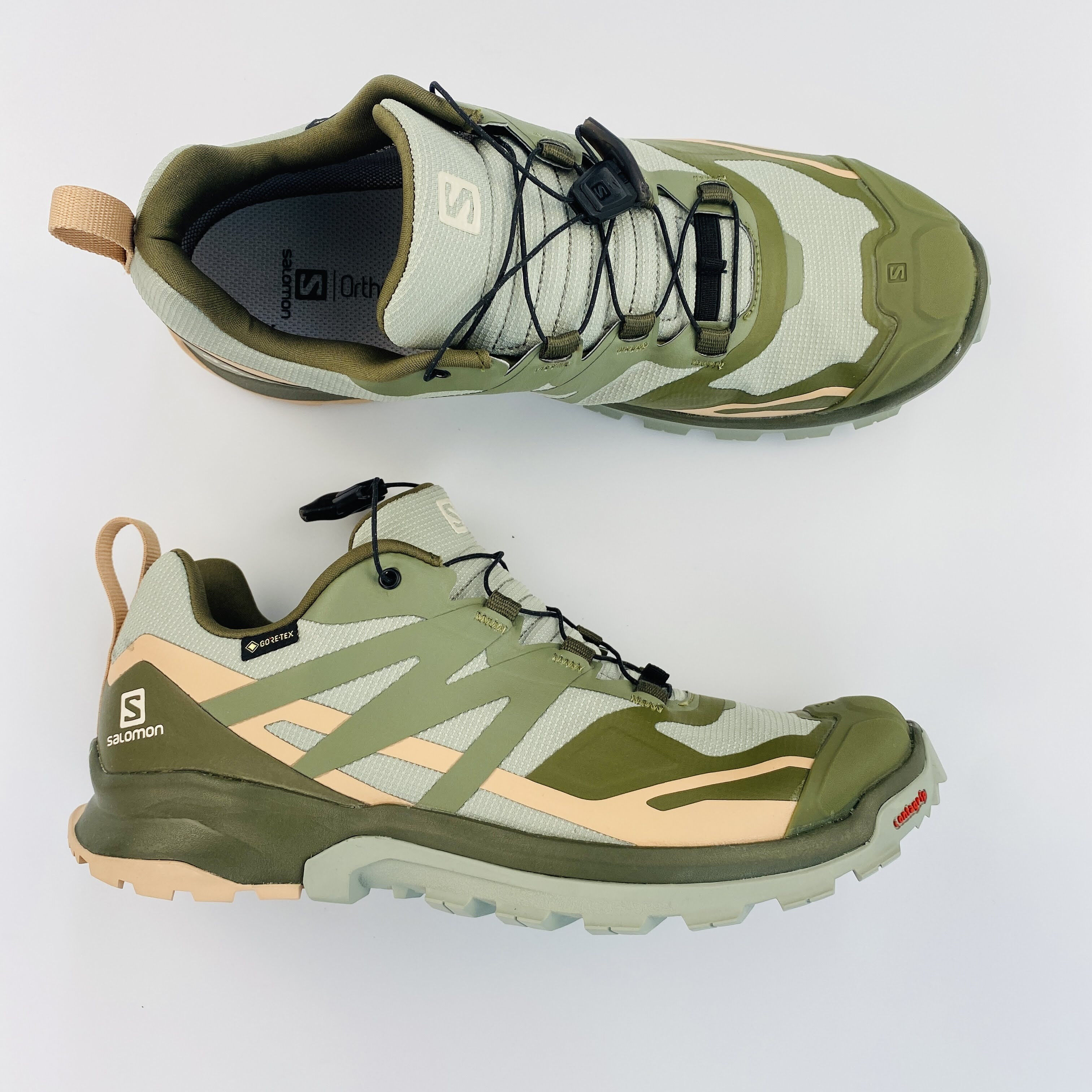 Salomon XA Rogg 2 GTX W - Seconde main Chaussures randonnée femme - Vert olive - 41.1/3 | Hardloop
