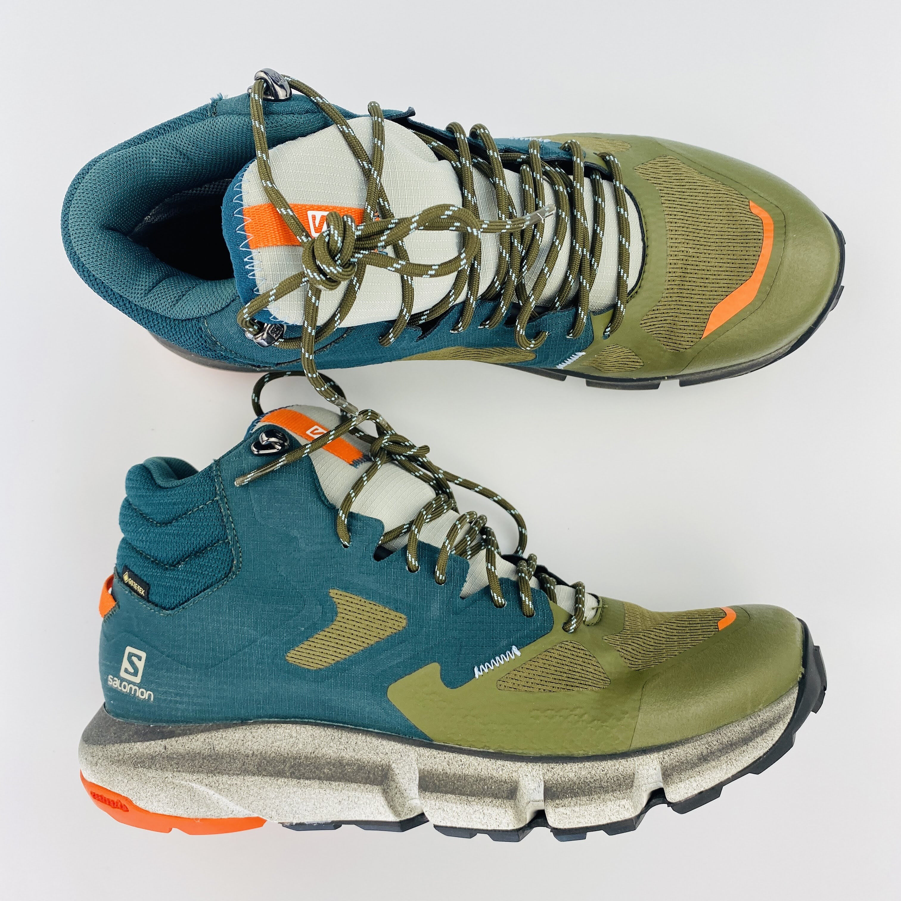 Salomon Predict Hike Mid GTX - Seconde main Chaussures trekking homme - Vert - 42.2/3 | Hardloop