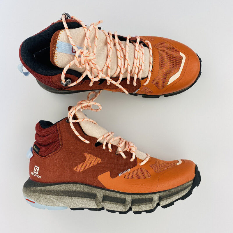 Salomon Predict Hike Mid GTX W - Second Hand Hiking boots - Women's - Orange - 39.1/3 | Hardloop
