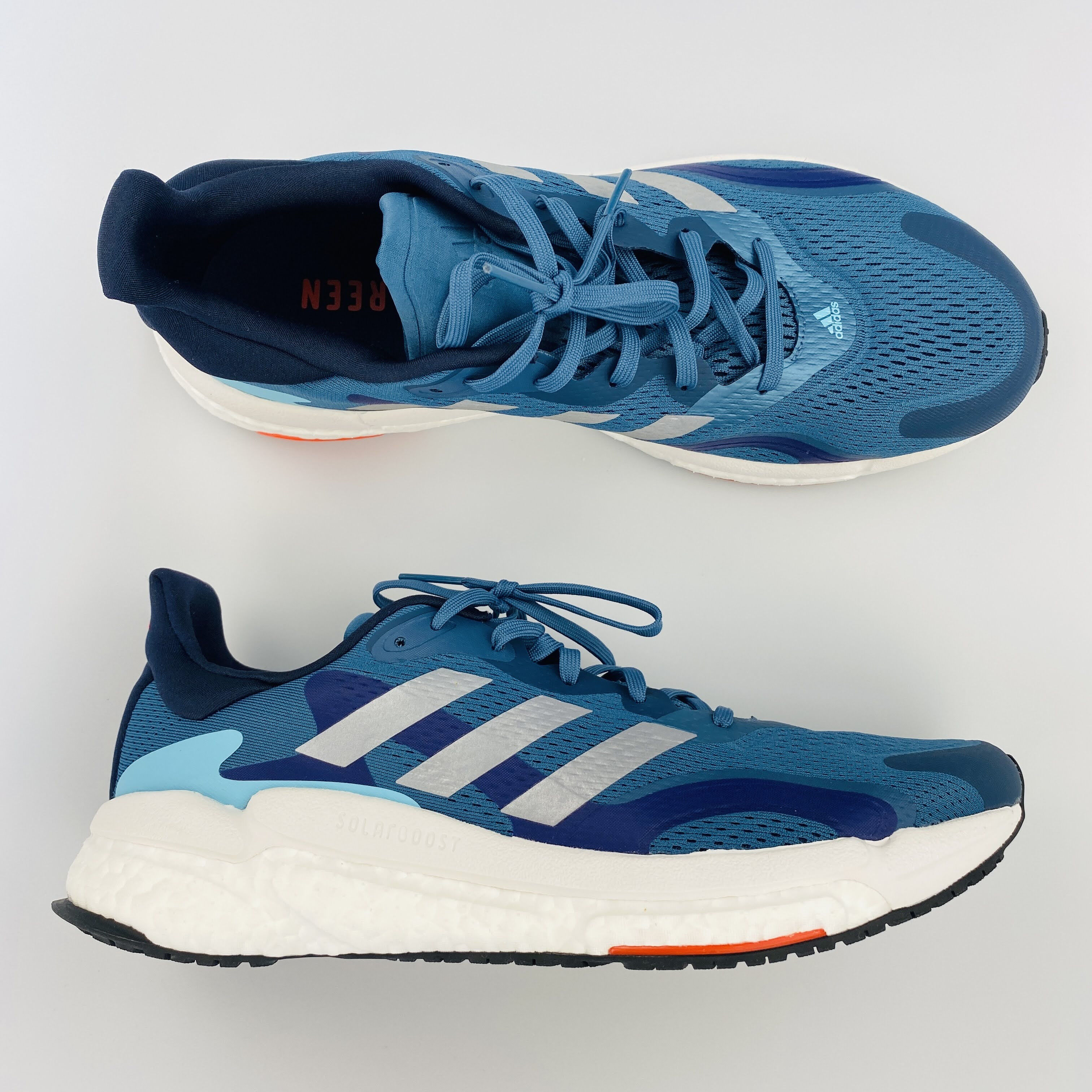 Adidas Solar Boost 3M - Seconde main Chaussures running homme - Bleu pétrole - 44.2/3 | Hardloop