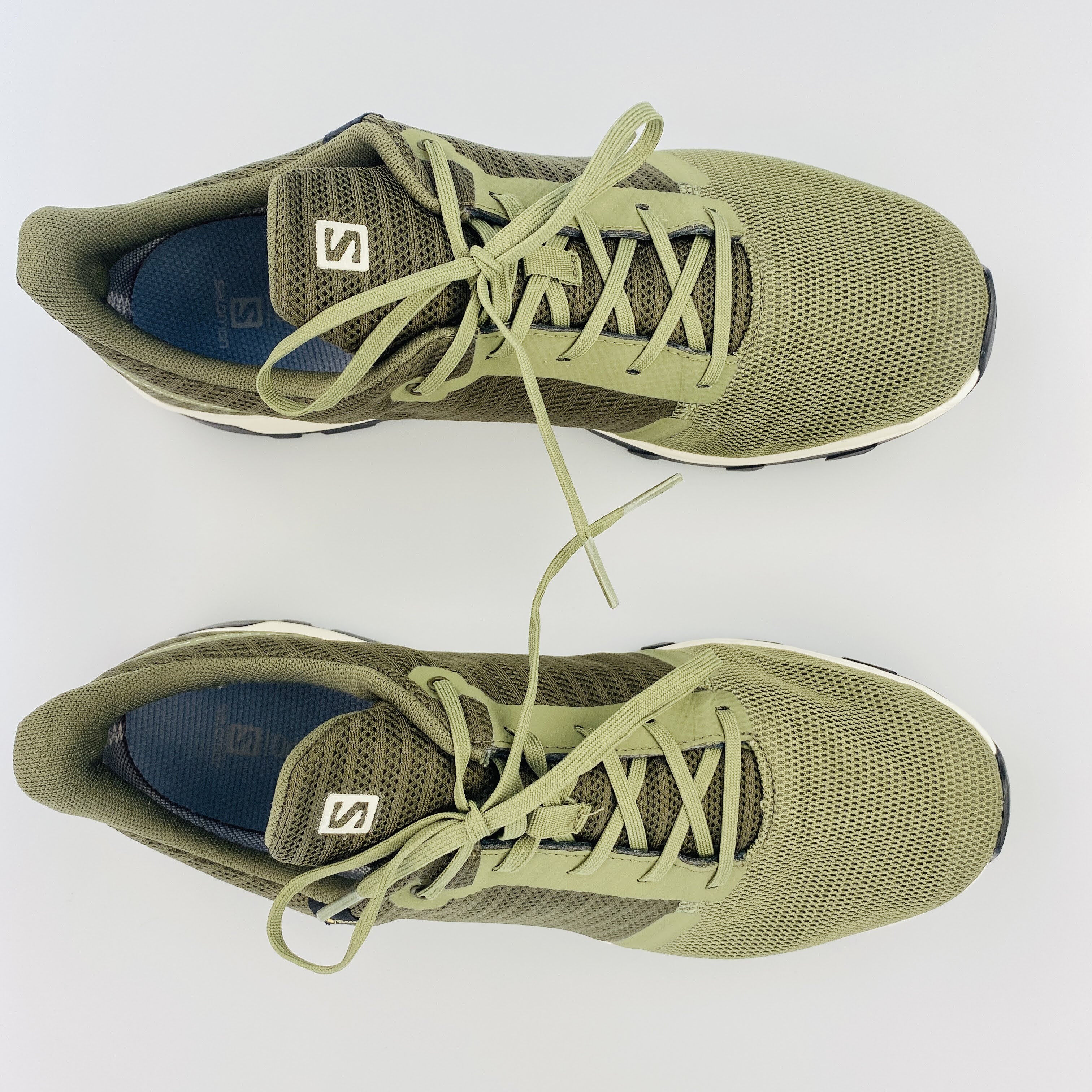 Salomon Outbound Prism GTX - Second Hand Walking shoes - Men's - Olive green - 45.1/3 | Hardloop