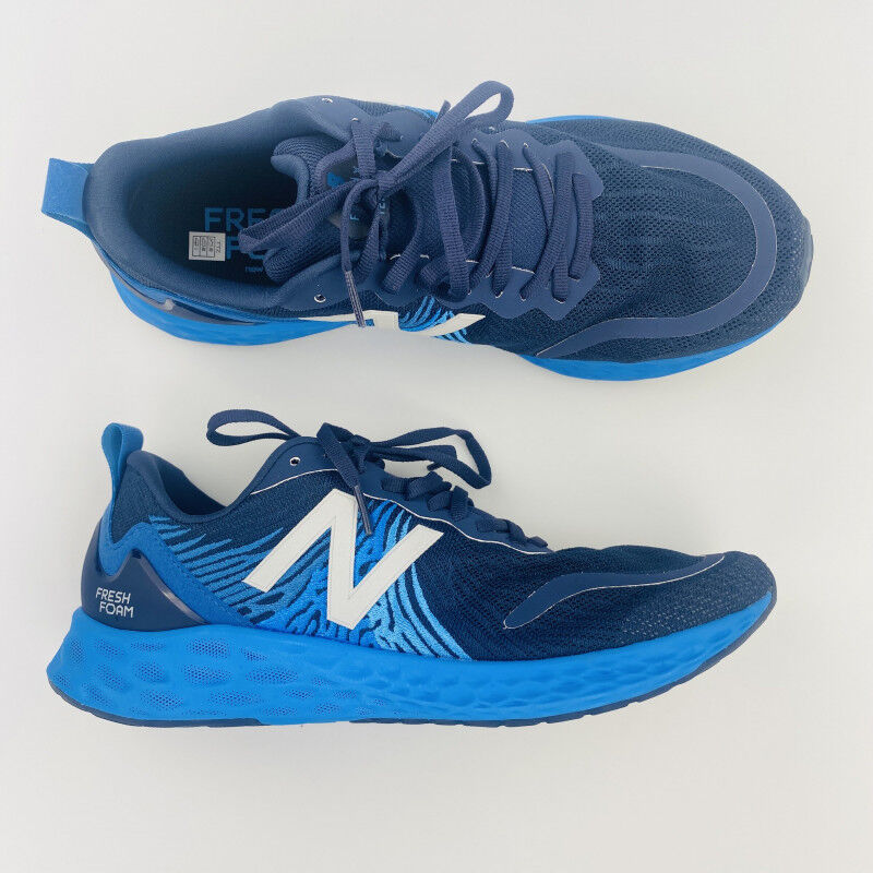 New Balance MTMPOBB Fresh Foam Tempo - Seconde main Chaussures running homme - Bleu - 43 | Hardloop