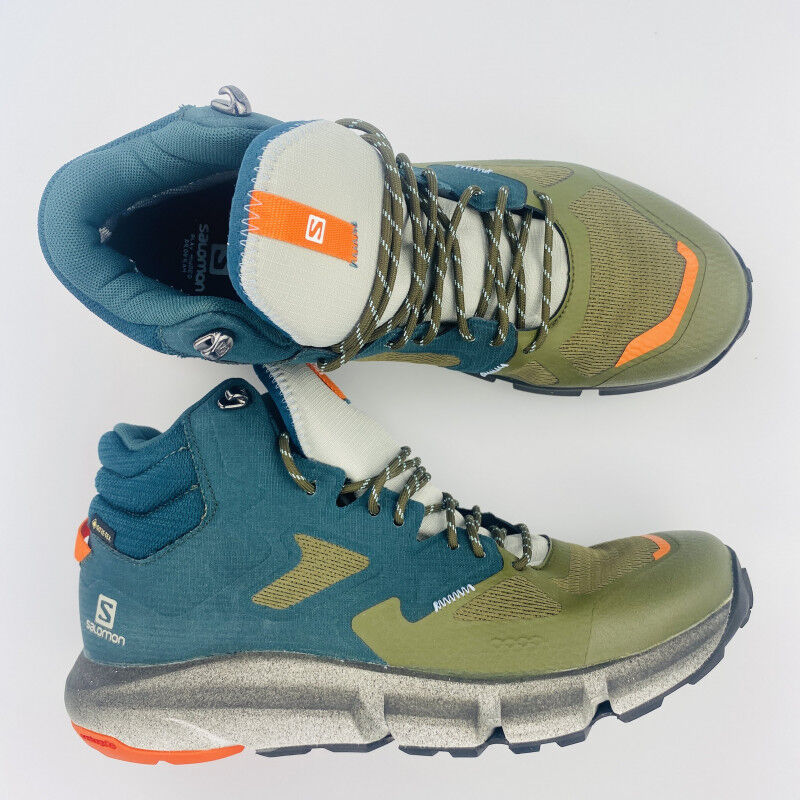 Salomon Predict Hike Mid GTX - Second Hand Hiking boots - Men's - Green - 44 | Hardloop