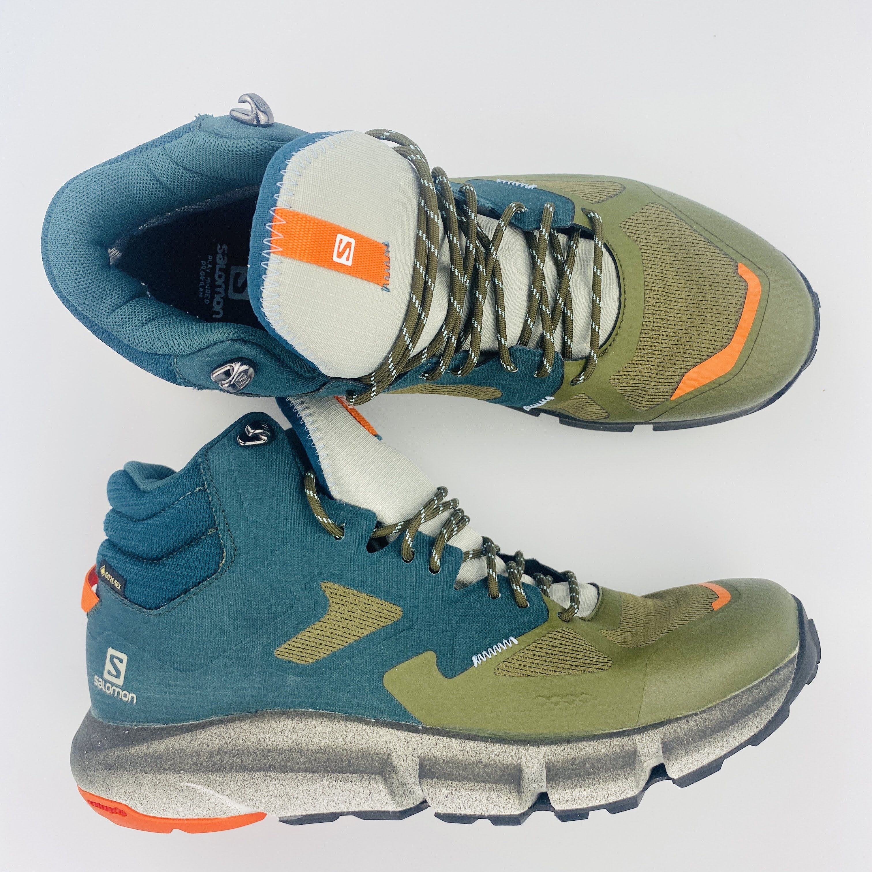 Salomon Predict Hike Mid GTX - Seconde main Chaussures trekking homme - Vert - 44 | Hardloop
