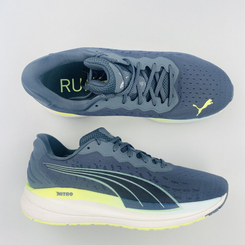 Puma Magnify Nitro Second Hand Laufschuhe Herren Blaues L Hardloop