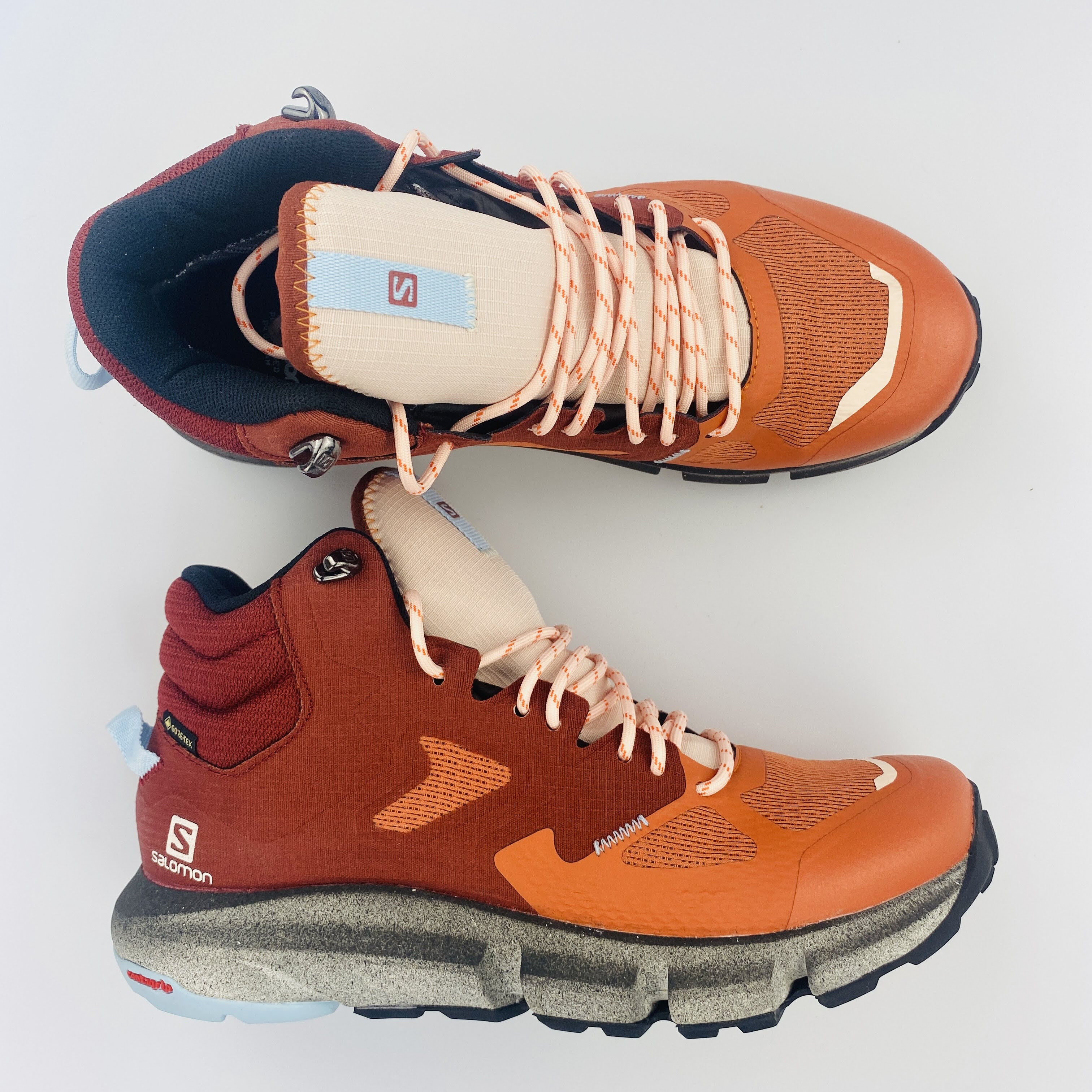 Salomon Predict Hike Mid GTX W - Seconde main Chaussures trekking femme - Orange - 41.1/3 | Hardloop