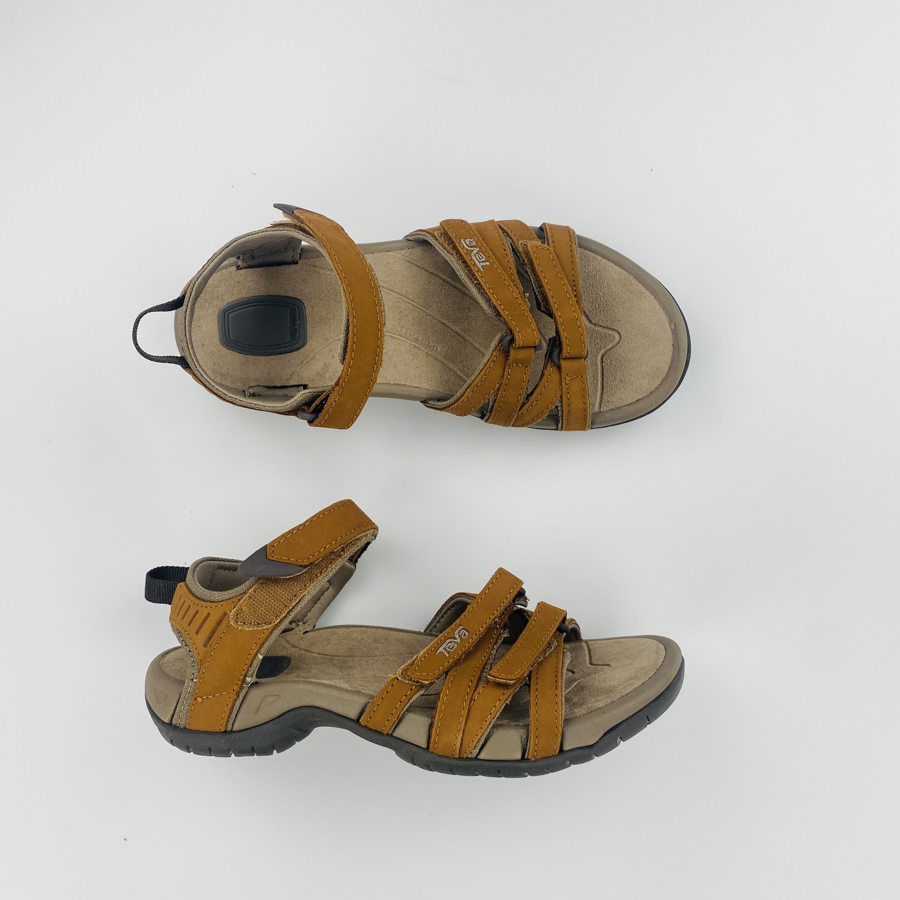 Teva Tirra Leather - Second Hand Dámské sandály - Hnědý - 38 | Hardloop