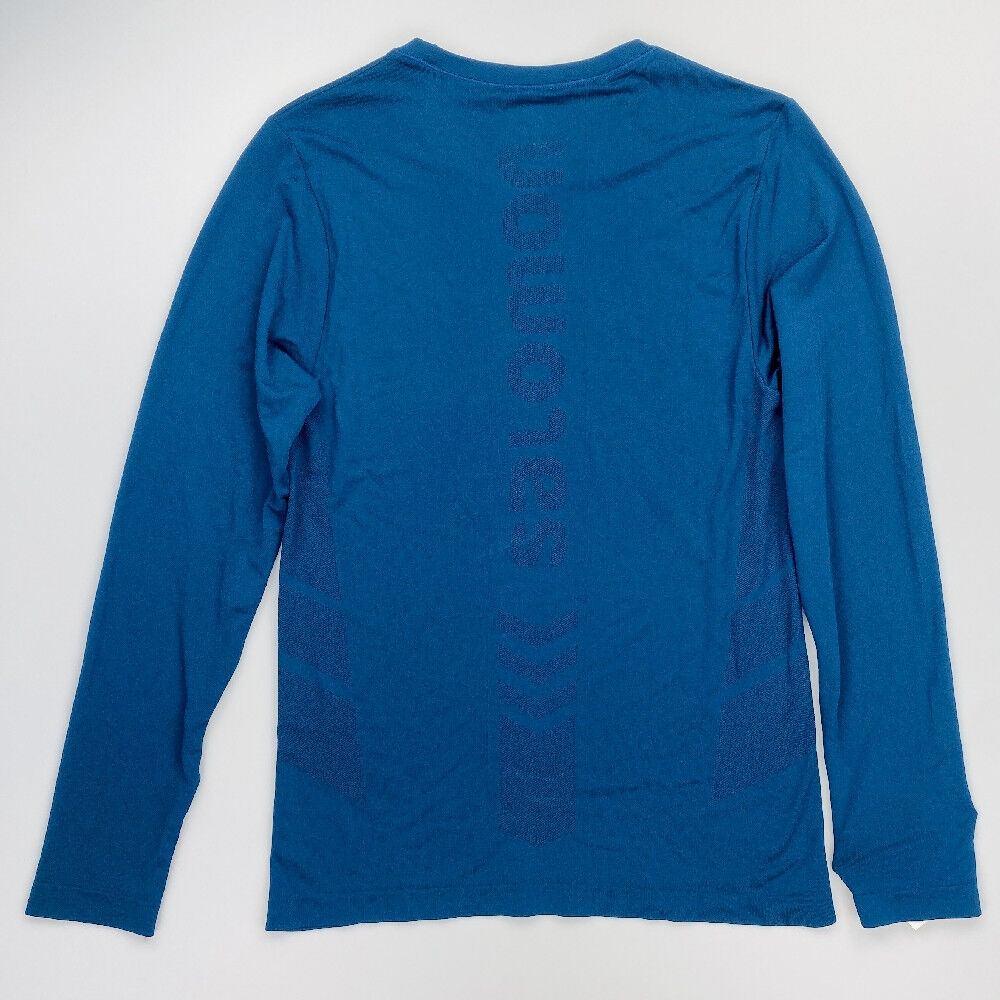 Salomon Sense LS Tee M - Second Hand Bielizna techniczna męska - Bleu pétrole - S | Hardloop