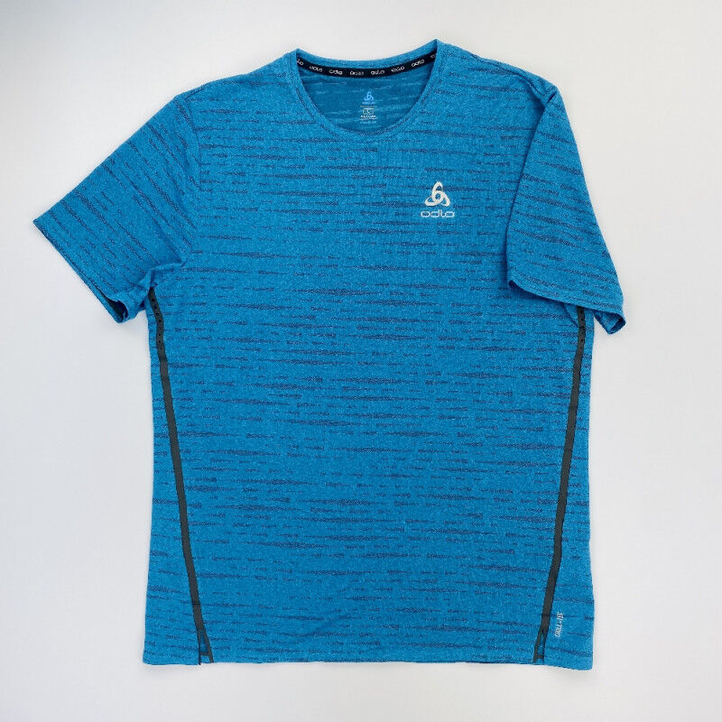 Odlo T-Shirt S/S Crew Neck Zeroweight - Seconde main T-shirt homme - Bleu - L | Hardloop