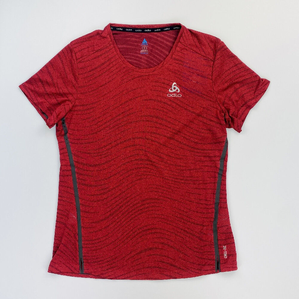 Odlo T-Shirt S/S Crew Neck Zeroweight - Second Hand T-shirt - Men's - Red - S | Hardloop