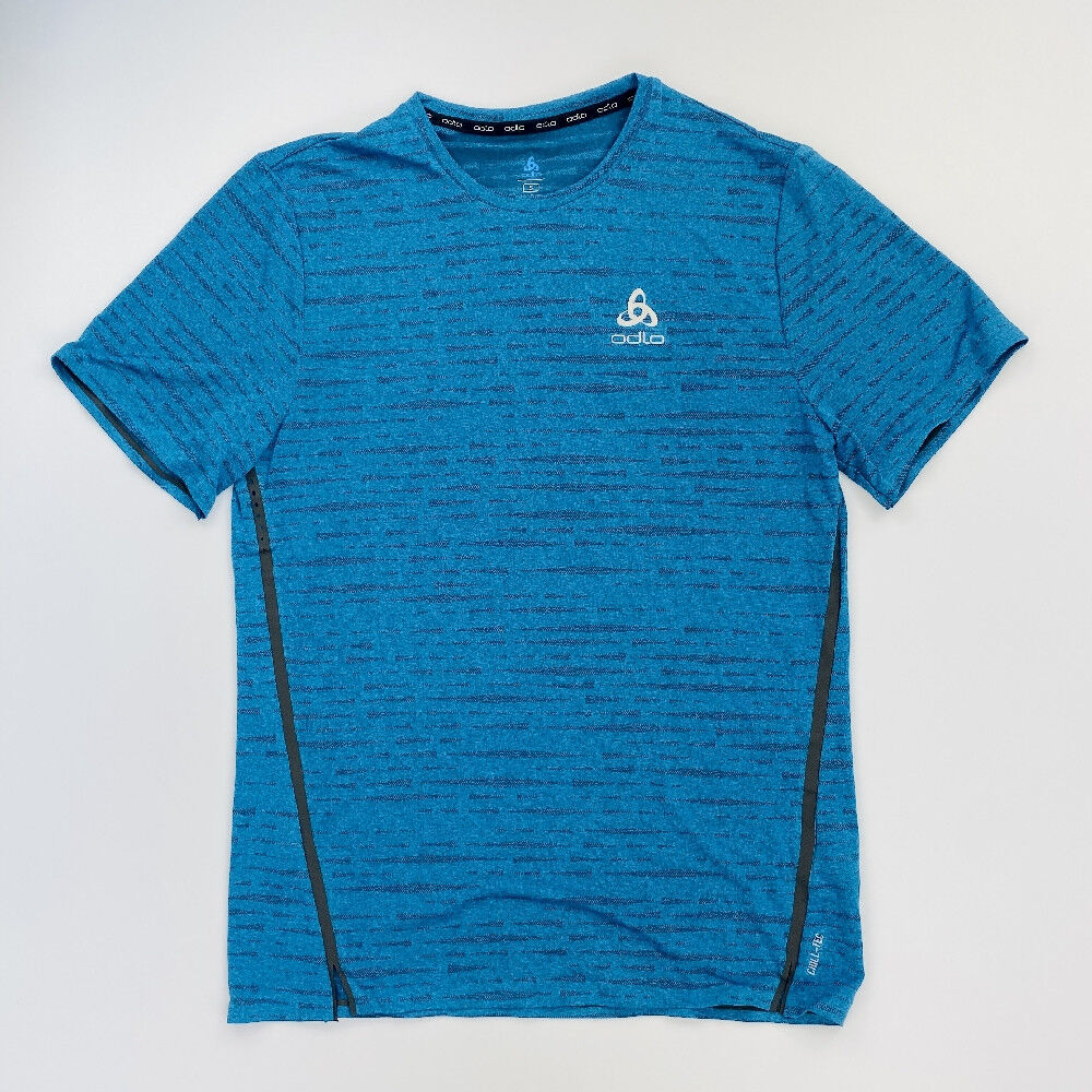 Odlo S/S Crew Neck Zeroweight - T-shirt di seconda mano - Uomo - Blu - S | Hardloop