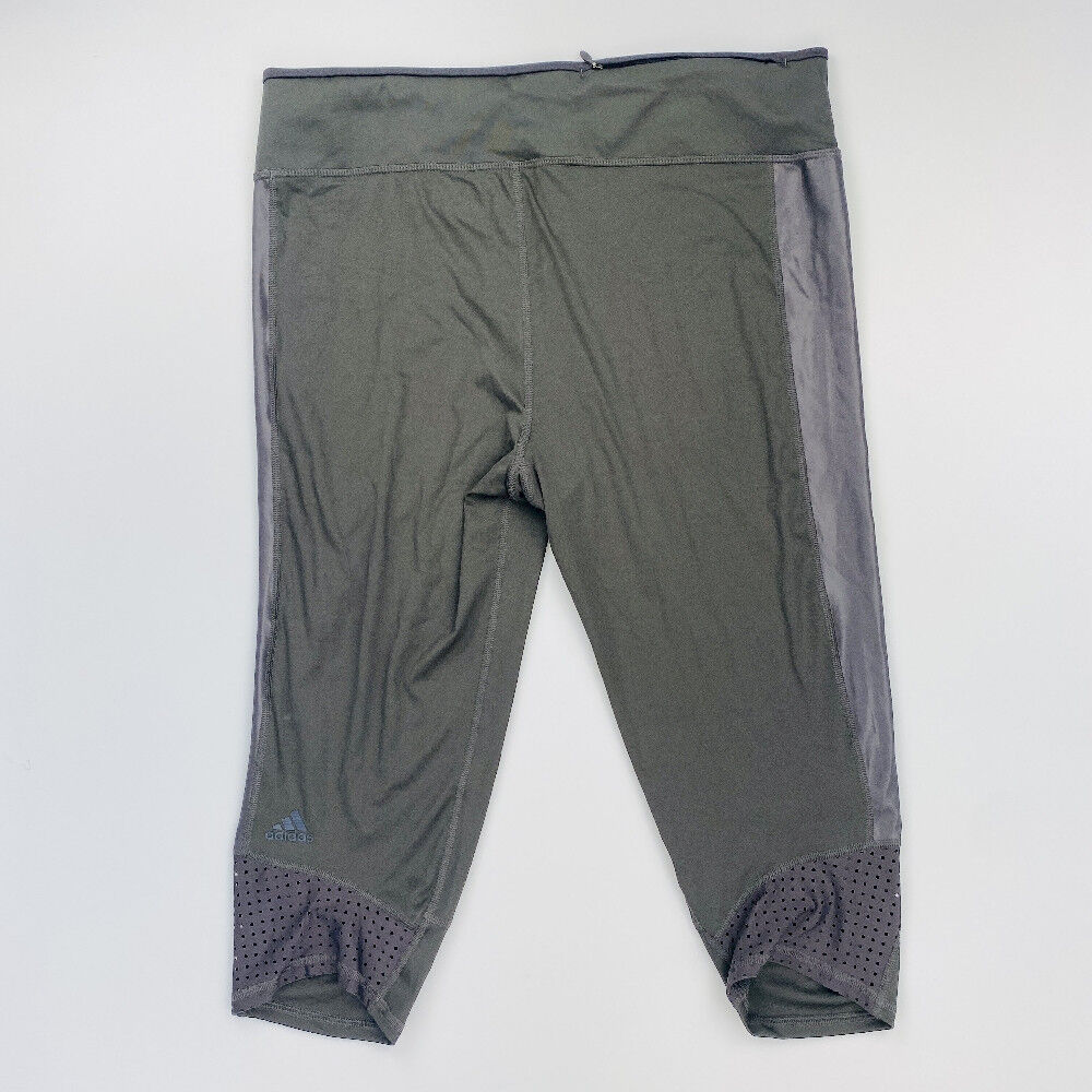 Adidas SN 3/4 TI W - Second Hand Legginsy do biegania damskie - Gris - L | Hardloop