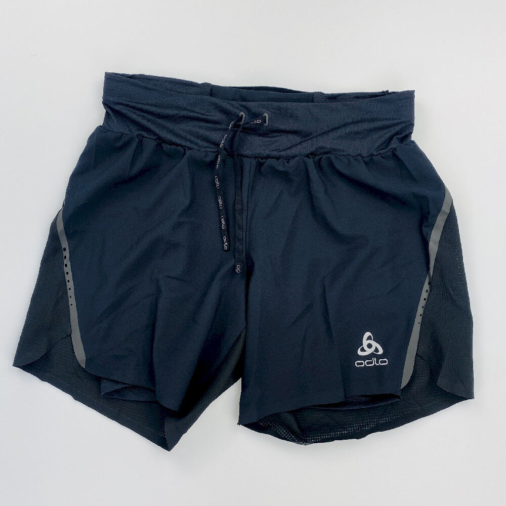 Odlo 2-in-1 Shorts Axalp Trail 6 inch - Seconde main Short femme - Noir - XS | Hardloop