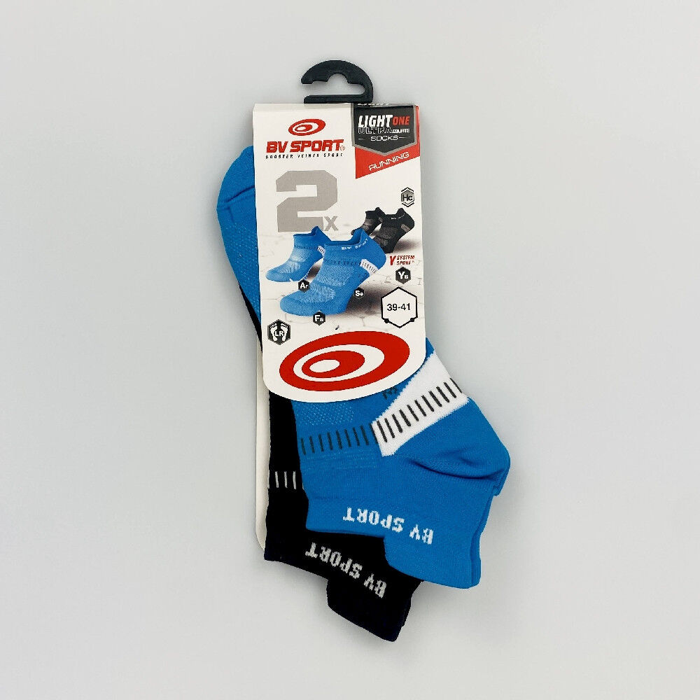 BV Sport Light One ultra courte*2 - Seconde main Chaussettes running - Multicolore - 39 - 41 | Hardloop