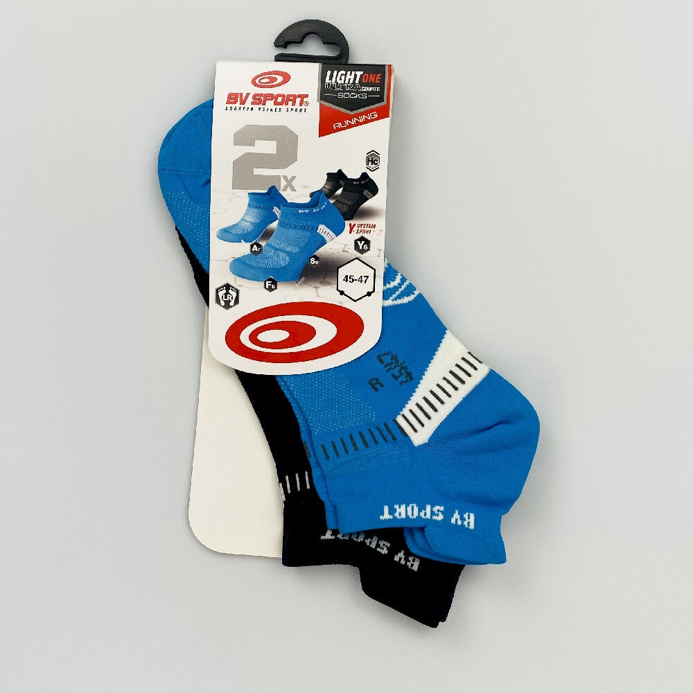BV Sport Light One ultra courte*2 - Seconde main Chaussettes running - Multicolore - 45 - 47 | Hardloop