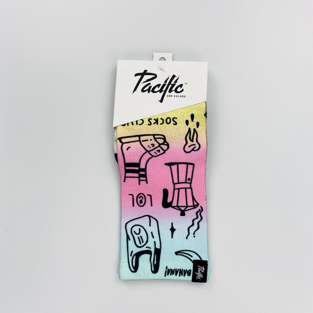 Pacific & Co Smile Club - Seconde main Chaussettes vélo - Blanc - 37 - 41 | Hardloop