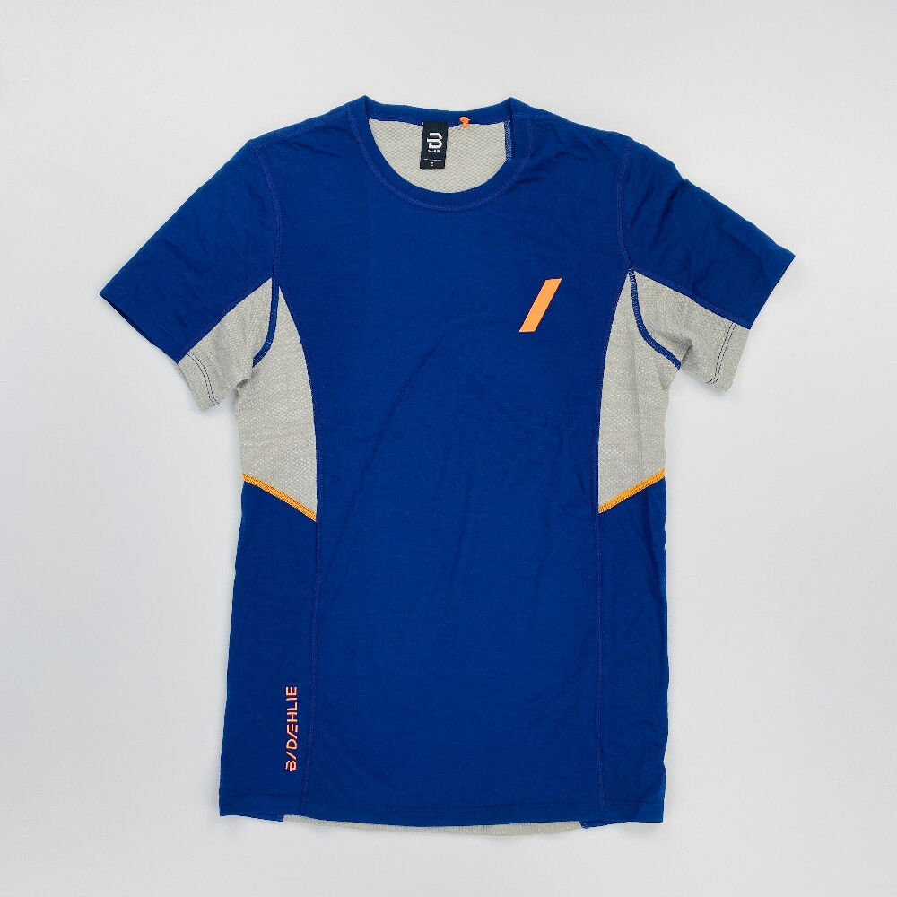 Daehlie Training Wool Summer Tshirt - Tweedehands T-shirt - Heren - Blauw - S | Hardloop