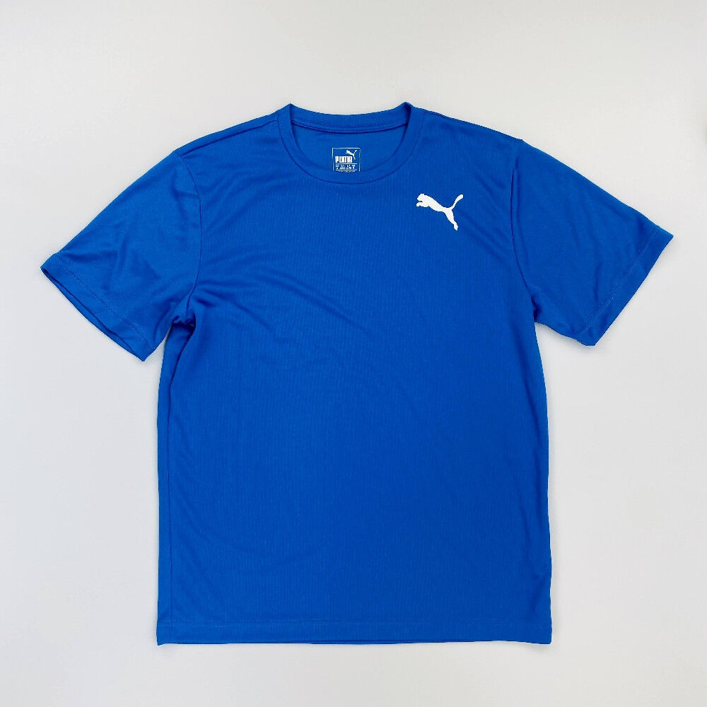 Puma Core Run Singlet - Pre-owned T-shirt - Herrer - Blå - M | Hardloop