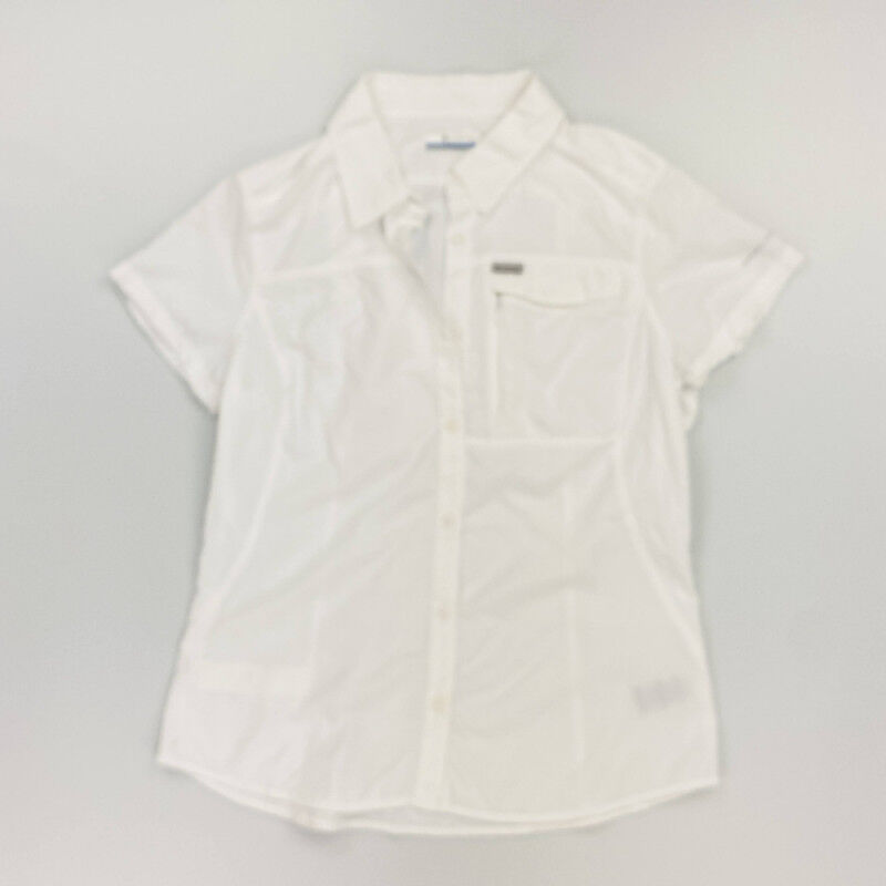 Columbia Silver Ridge 2.0 S/S - Tweedehands Overhemd - Dames - Wit - M | Hardloop
