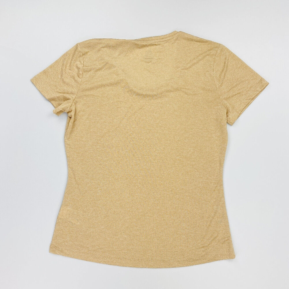 Salomon T-shirt Agile SS TEE W - Second Hand T-shirt damski - Beige - L | Hardloop