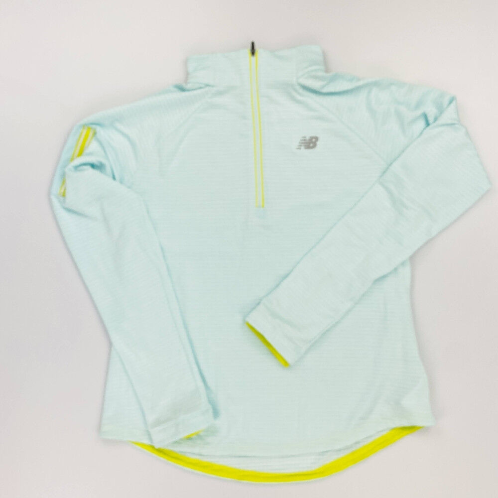 New Balance L/S Top - Second Hand Fleece jacket - Women's - Green - L | Hardloop