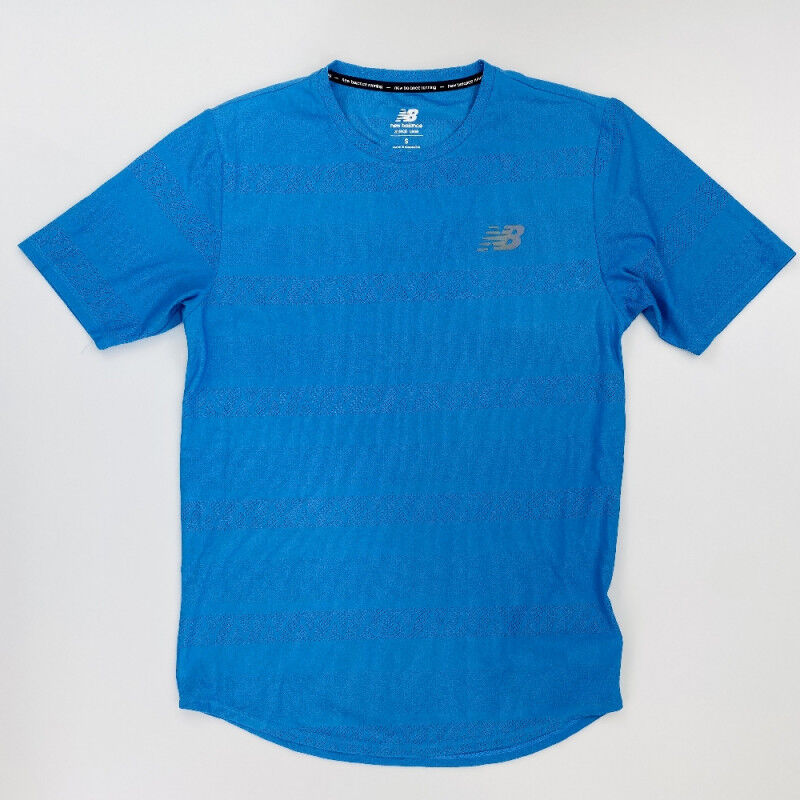 New Balance Impact Run 5 inch - Seconde main T-shirt homme - Bleu - S | Hardloop