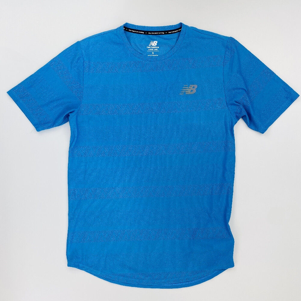 New Balance Impact Run 5 inch - Segunda Mano Camiseta - Hombre - Azul - S | Hardloop