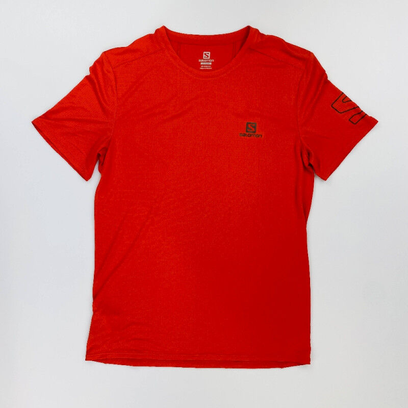 Salomon XA Trail Tee M - Second Hand Pánské triko - Červené - S | Hardloop