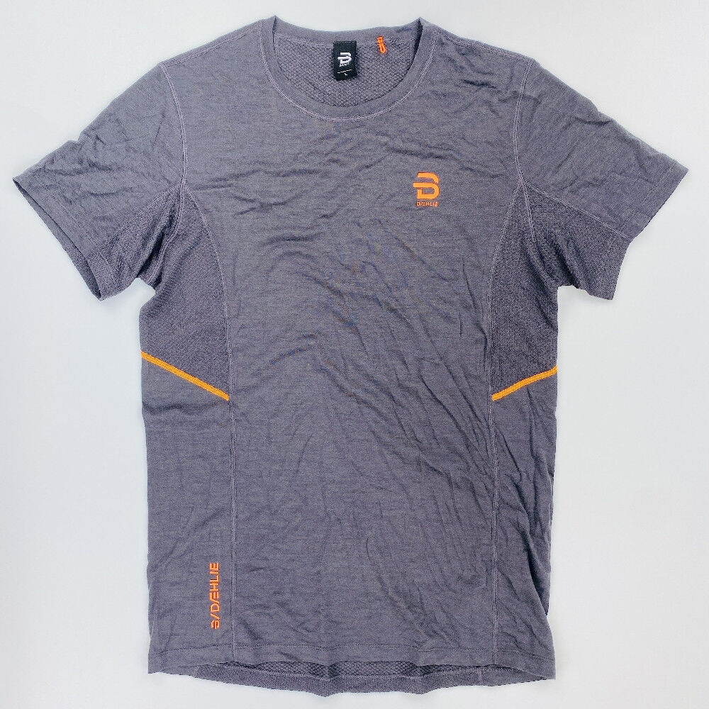 Daehlie Training Wool Summer Tshirt - Tweedehands T-shirt - Heren - Grijs - L | Hardloop