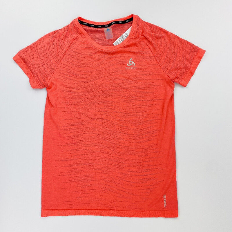 Odlo T-Shirt MC Blackcomb Ceramic - Seconde main T-shirt femme - Rose - M | Hardloop